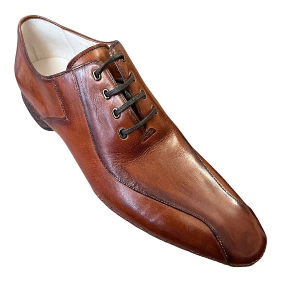 ZENOBI GOODYEAR WELT SADDLE OXFORDS ITALIAN MENS DRESS SHOES NEW EU 42 main image 7